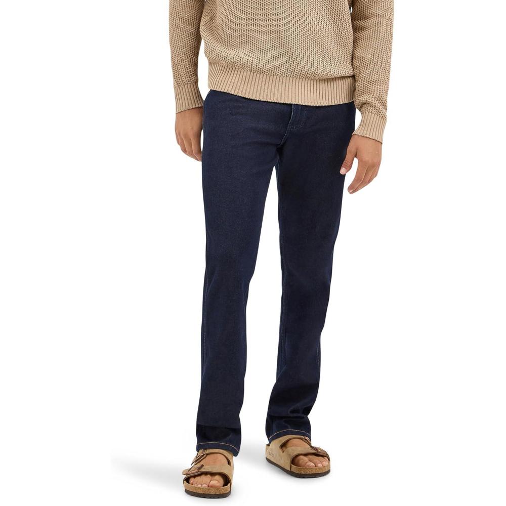 imageWrangler Mens Greensboro Regular Straight JeanMoonlight Rinse