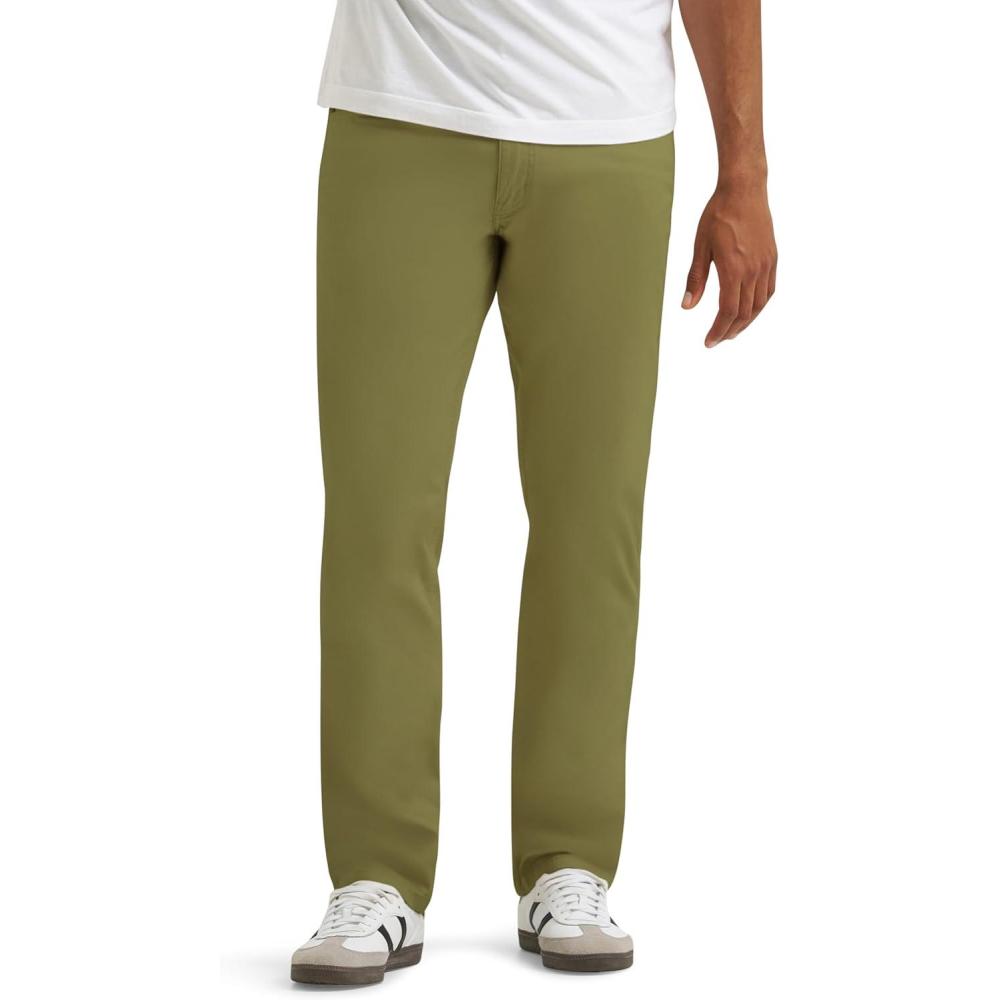 imageWrangler Mens Greensboro Regular Straight JeanOlive