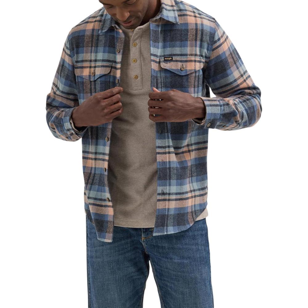 imageWrangler Mens Long Sleeve ShirtBering Sea