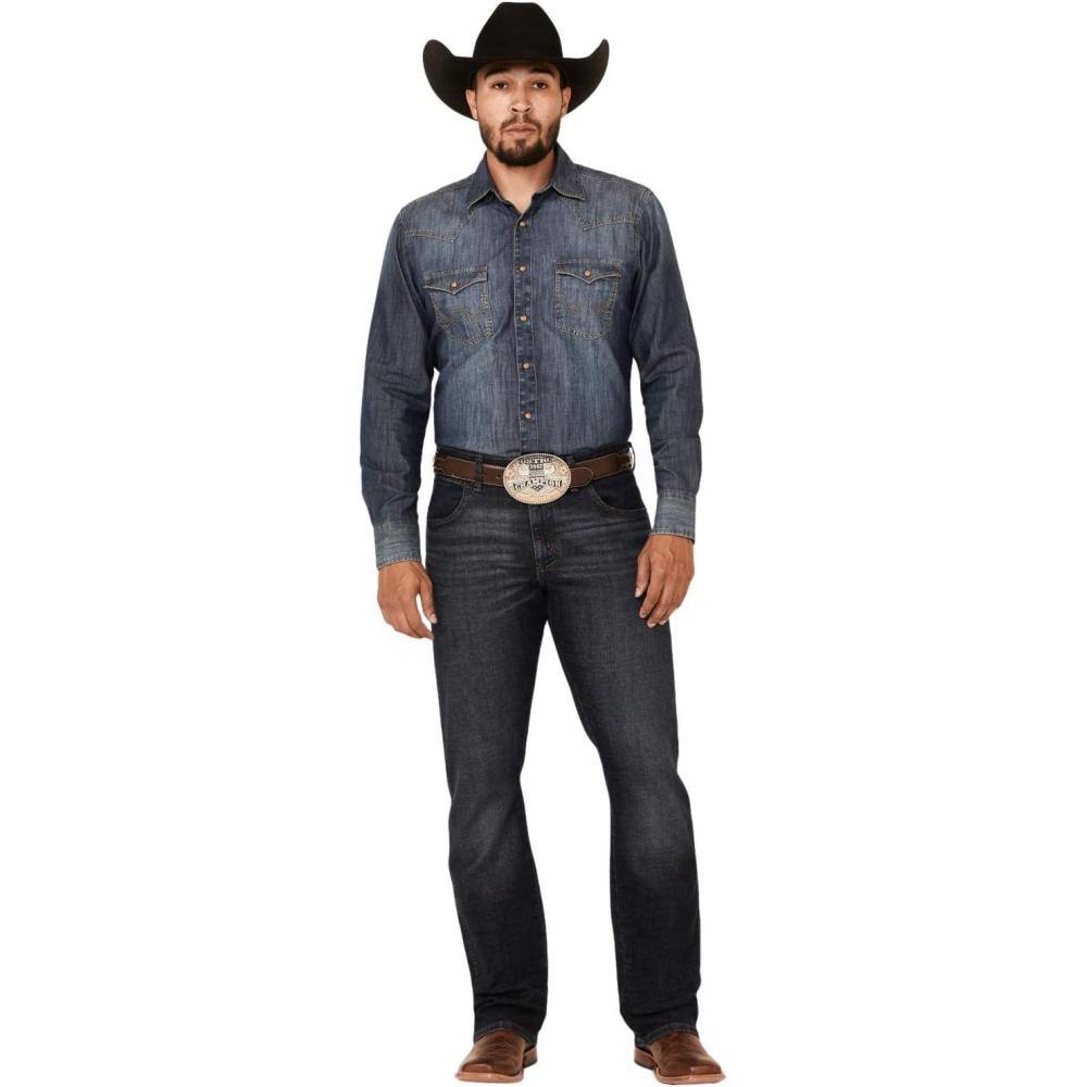 imageWrangler Mens Retro Limited Edition Relaxed Fit Boot Cut JeanRocky Mount