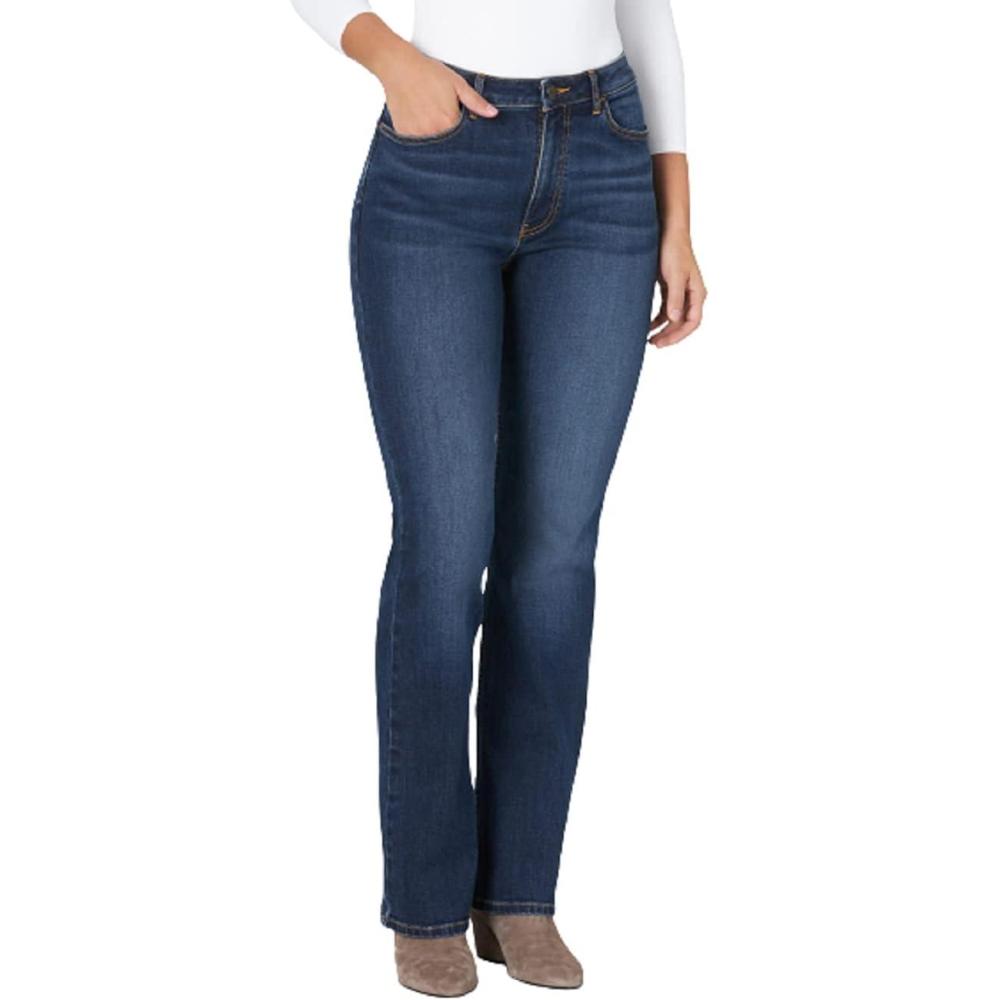 imageWrangler Womens High Rise True Straight Fit JeanStockton