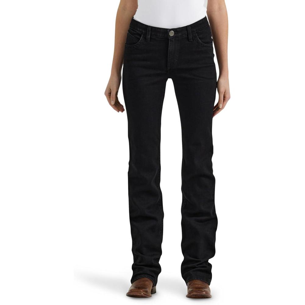 imageWrangler Womens Premium Patch Mae Sits Above Hip JeanMolly