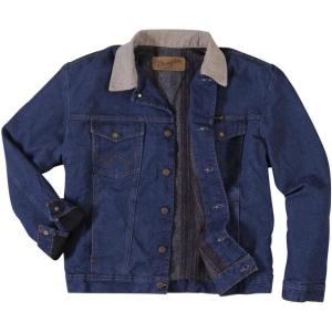 Wrangler | Blanket Lined Corduroy Collar Denim Jacket(Denim/Blanket)