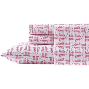 Wrangler – Twin Bed Sheets, Ultra-Soft & Lightweight Bedding with Matching Pillowcase, Lightweight Bed Set for All Season Comfort, Oeko-Tex Certified (Prairieland Paisley Blue)(Knockin Boots Pink)