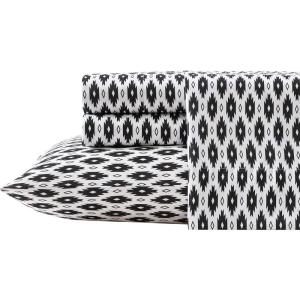 Wrangler – Twin Bed Sheets, Ultra-Soft & Lightweight Bedding with Matching Pillowcase, Lightweight Bed Set for All Season Comfort, Oeko-Tex Certified (Prairieland Paisley Blue)(Blaze Black)