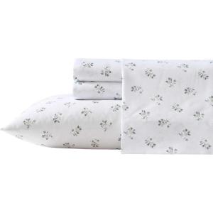 Wrangler – Twin Bed Sheets, Ultra-Soft & Lightweight Bedding with Matching Pillowcase, Lightweight Bed Set for All Season Comfort, Oeko-Tex Certified (Prairieland Paisley Blue)(Sketchy Ditsy Green)