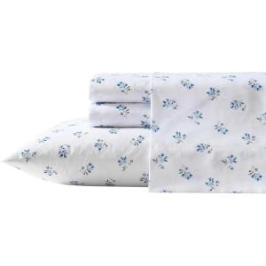 Wrangler – Twin Bed Sheets, Ultra-Soft & Lightweight Bedding with Matching Pillowcase, Lightweight Bed Set for All Season Comfort, Oeko-Tex Certified (Prairieland Paisley Blue)(Sketchy Ditsy Blue)