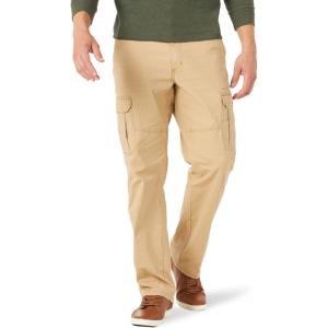 Wrangler Authentics mens Relaxed Fit Stretch Cargo Pant(Travertine Ripstop)