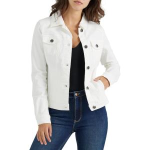 Wrangler Authentics womens Stretch Denim Jacket(Off-white)