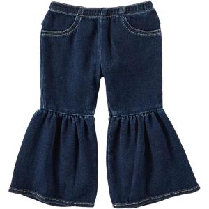 Wrangler Lacey Baby Girl and Toddler Ruffle Leg Flare Jeans 112321494(Blue)
