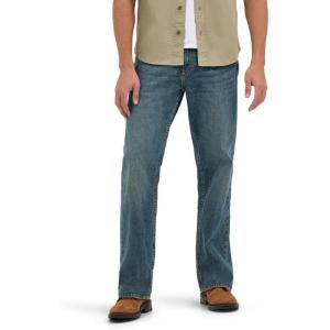 Wrangler Men’s Free-to-Stretch Relaxed Fit Jean(Grey Tint)