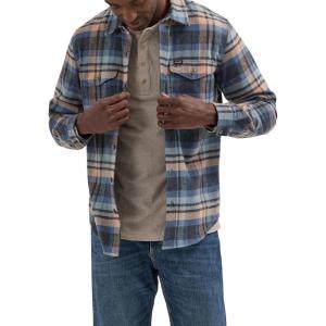 Wrangler Men’s Long Sleeve Shirt(Bering Sea)