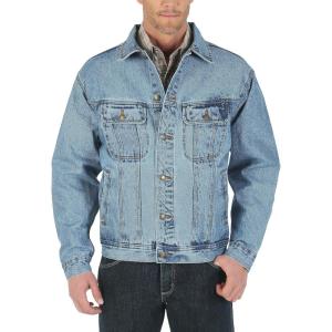 Wrangler Men’s Rugged Wear Unlined Denim Jacket(Vintage Indigo)