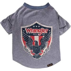 Wrangler Rope Shield Logo TEE RED M(Heather Grey)