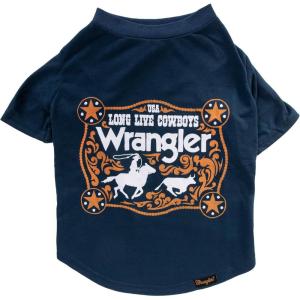 Wrangler Rope Shield Logo TEE RED M(Navy)