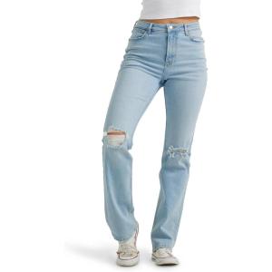 Wrangler Women’s High Rise True Straight Fit Jean(Misty Blue)