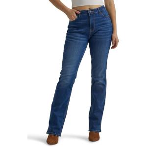 Wrangler Womens Women’s High Rise Bold Boot Jean(Crimson)