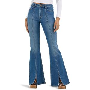 Wrangler Womens Women’s High Waisted Fierce Flare Jean(Carolina)