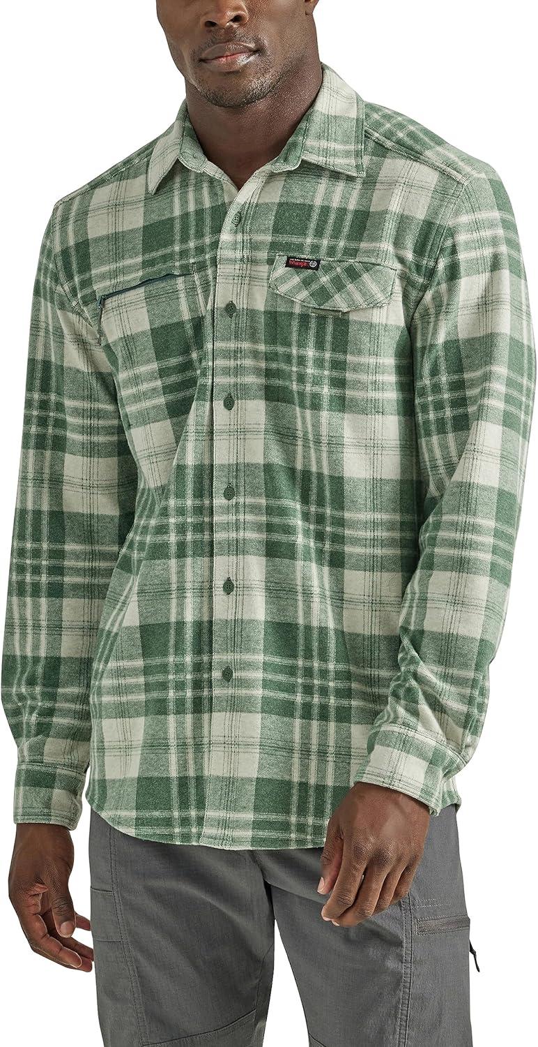 imageATG Mens Campsite ButtonDown Plaid ShirtBirch