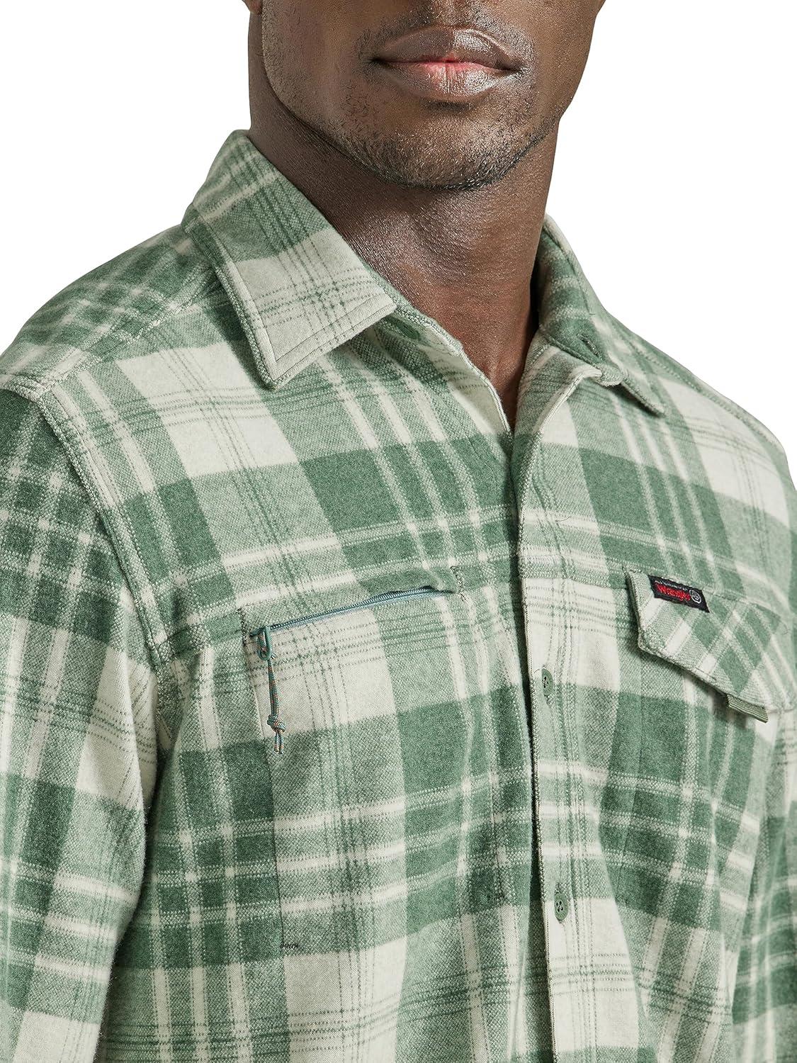 imageATG Mens Campsite ButtonDown Plaid ShirtBirch