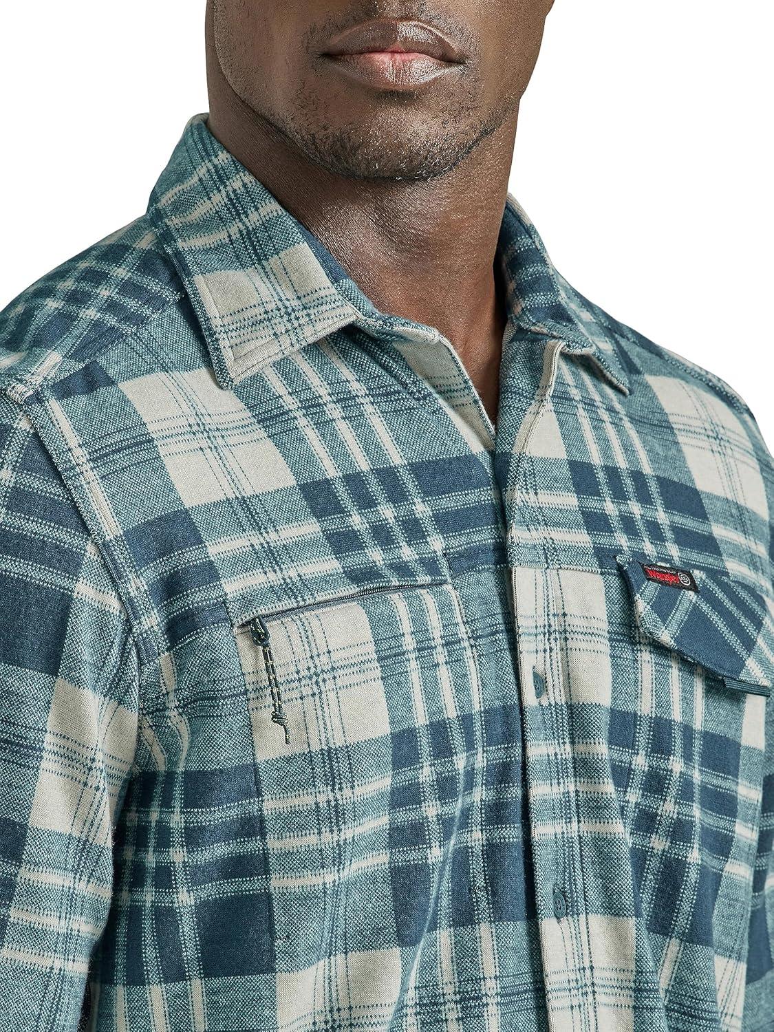 imageATG Mens Campsite ButtonDown Plaid ShirtCedar