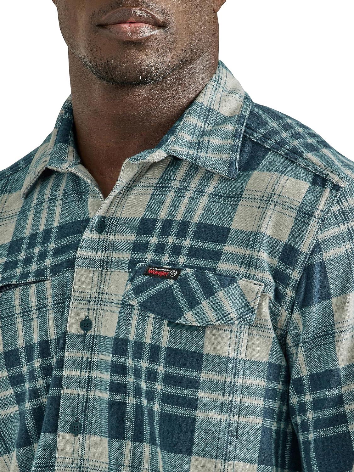 imageATG Mens Campsite ButtonDown Plaid ShirtCedar