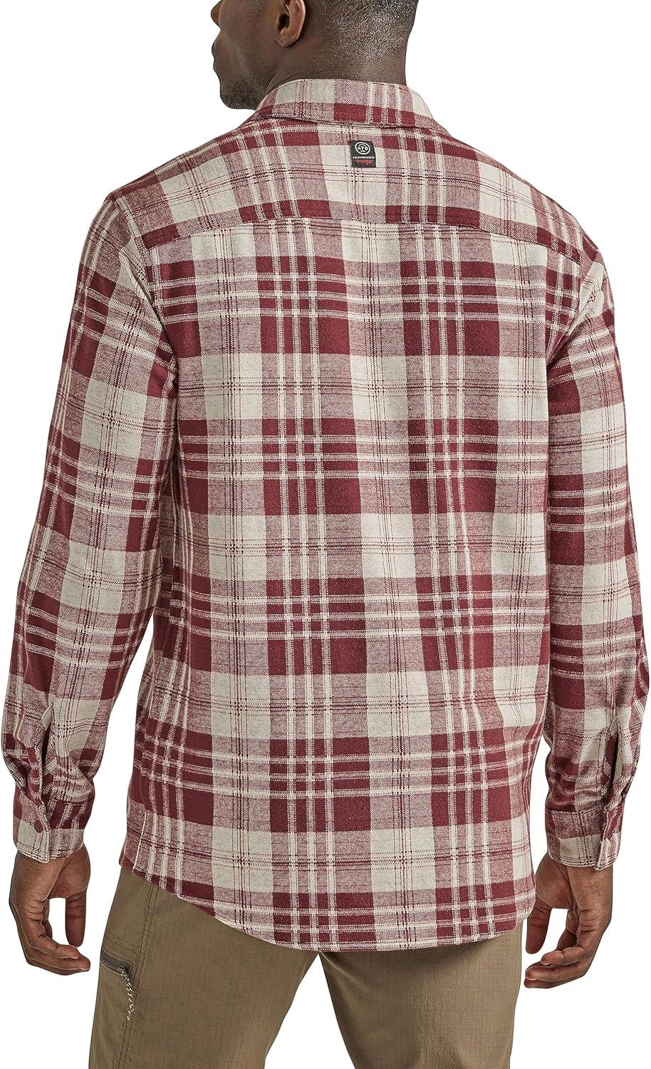imageATG Mens Campsite ButtonDown Plaid ShirtMahogany