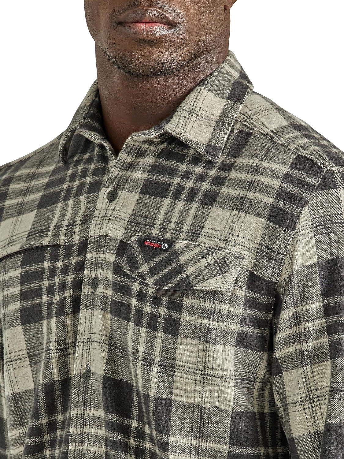 imageATG Mens Campsite ButtonDown Plaid ShirtWalnut