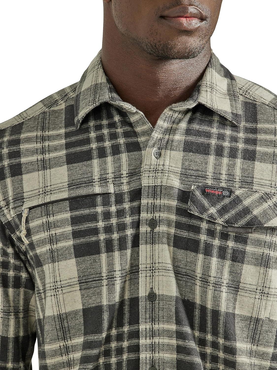 imageATG Mens Campsite ButtonDown Plaid ShirtWalnut
