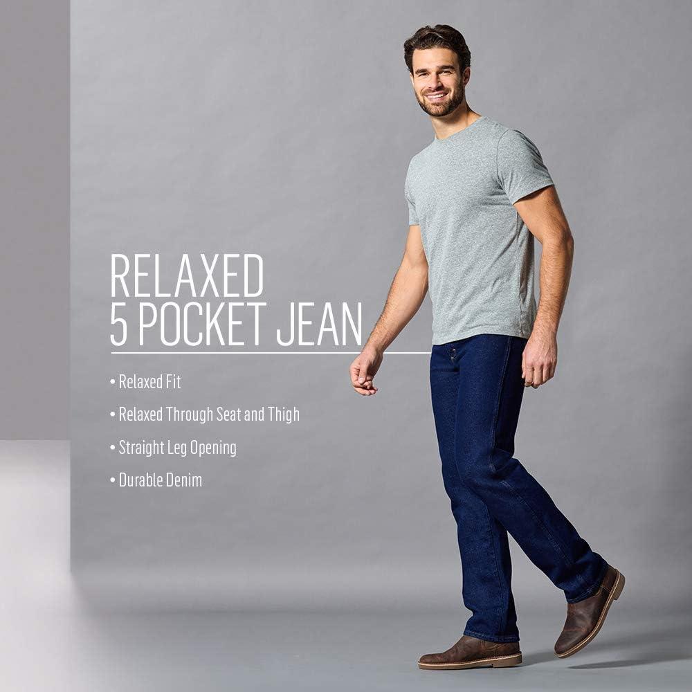 imageRustler Mens Classic Relaxed Fit JeanBlack