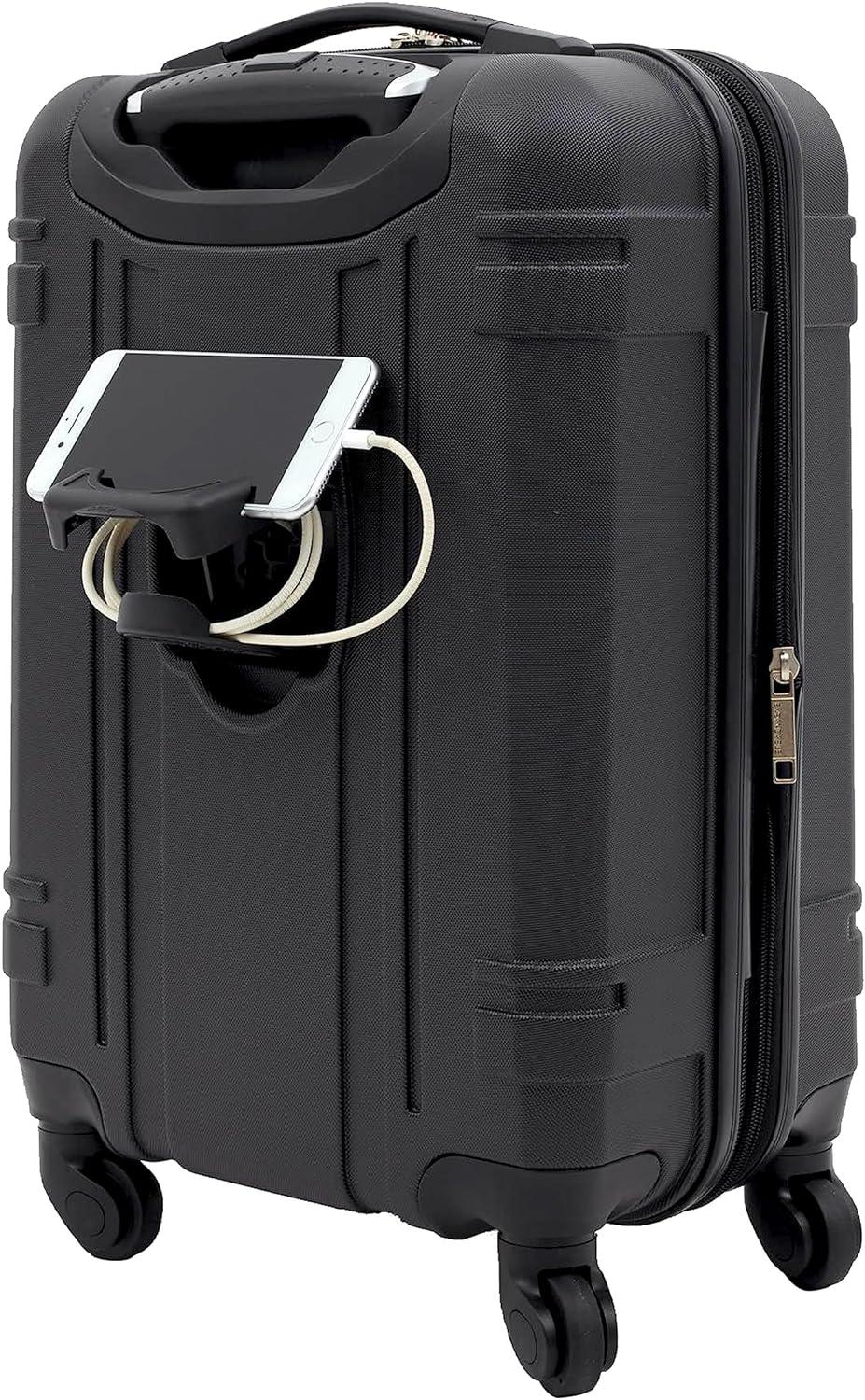 imageWrangler 20quot Astral Hardside CarryOn Luggage CedarBlack