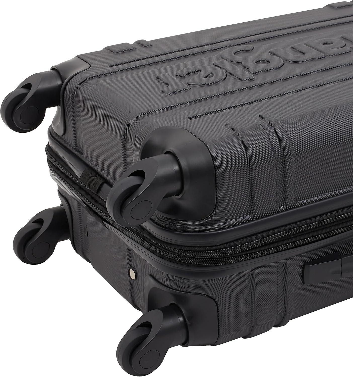 imageWrangler 20quot Astral Hardside CarryOn Luggage CedarBlack