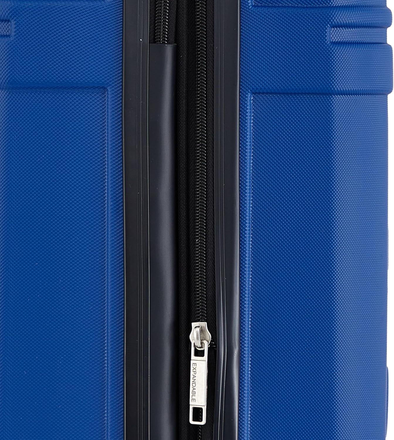 imageWrangler 20quot Astral Hardside CarryOn Luggage CedarClassic Blue