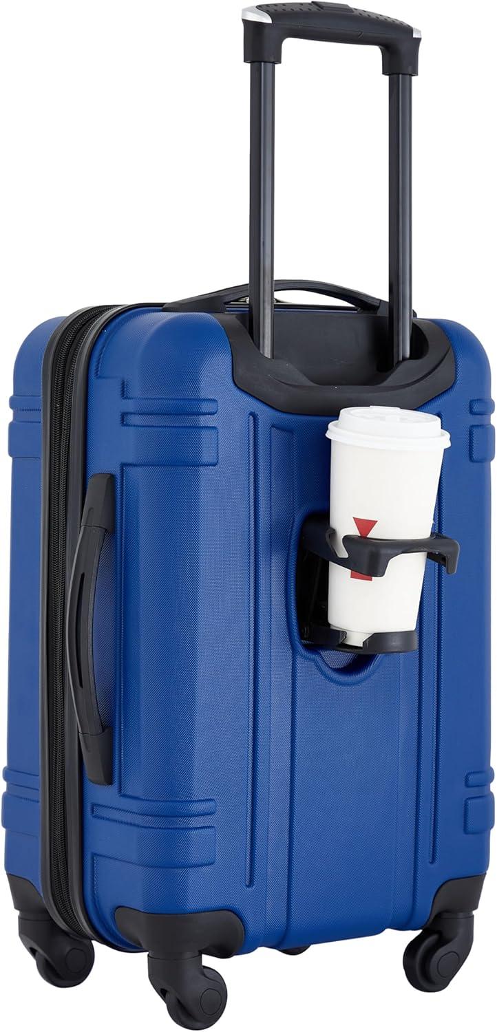 imageWrangler 20quot Astral Hardside CarryOn Luggage CedarClassic Blue