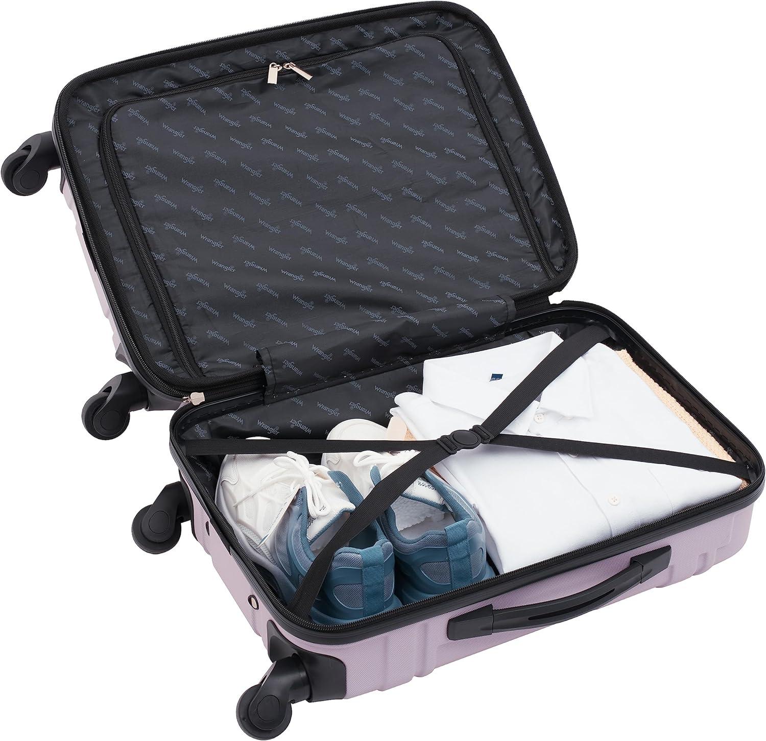 imageWrangler 20quot Astral Hardside CarryOn Luggage CedarLilac