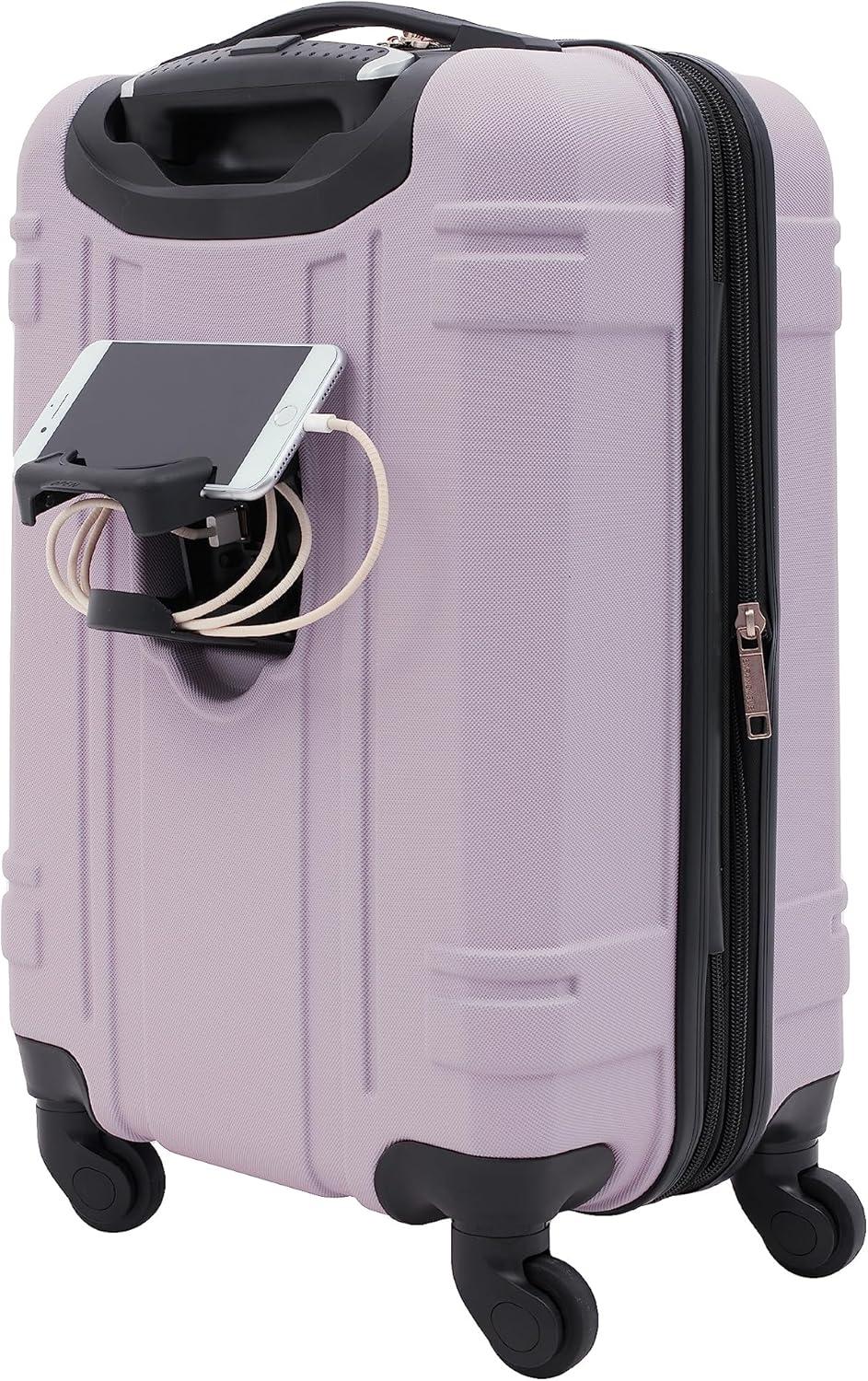imageWrangler 20quot Astral Hardside CarryOn Luggage CedarLilac