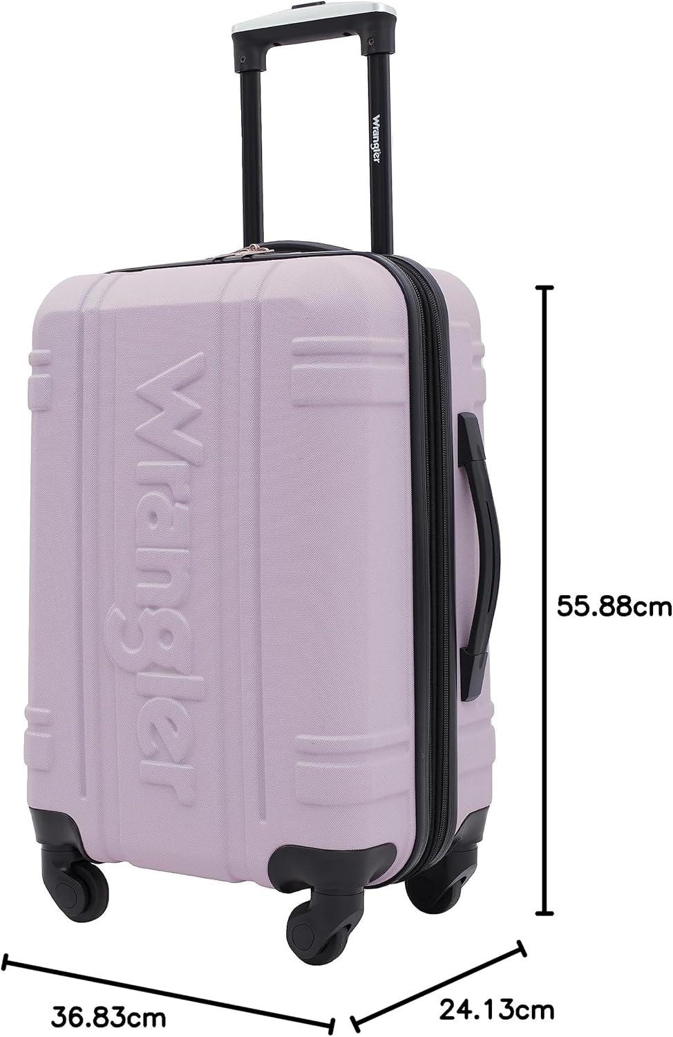 imageWrangler 20quot Astral Hardside CarryOn Luggage CedarLilac
