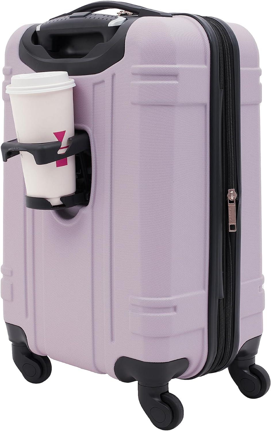 imageWrangler 20quot Astral Hardside CarryOn Luggage CedarLilac