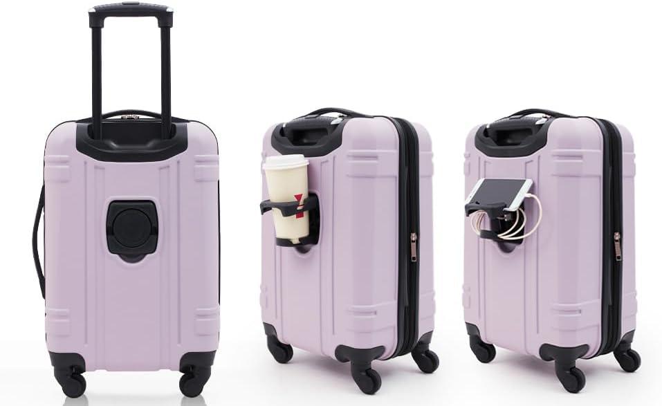 imageWrangler 20quot Astral Hardside CarryOn Luggage CedarLilac