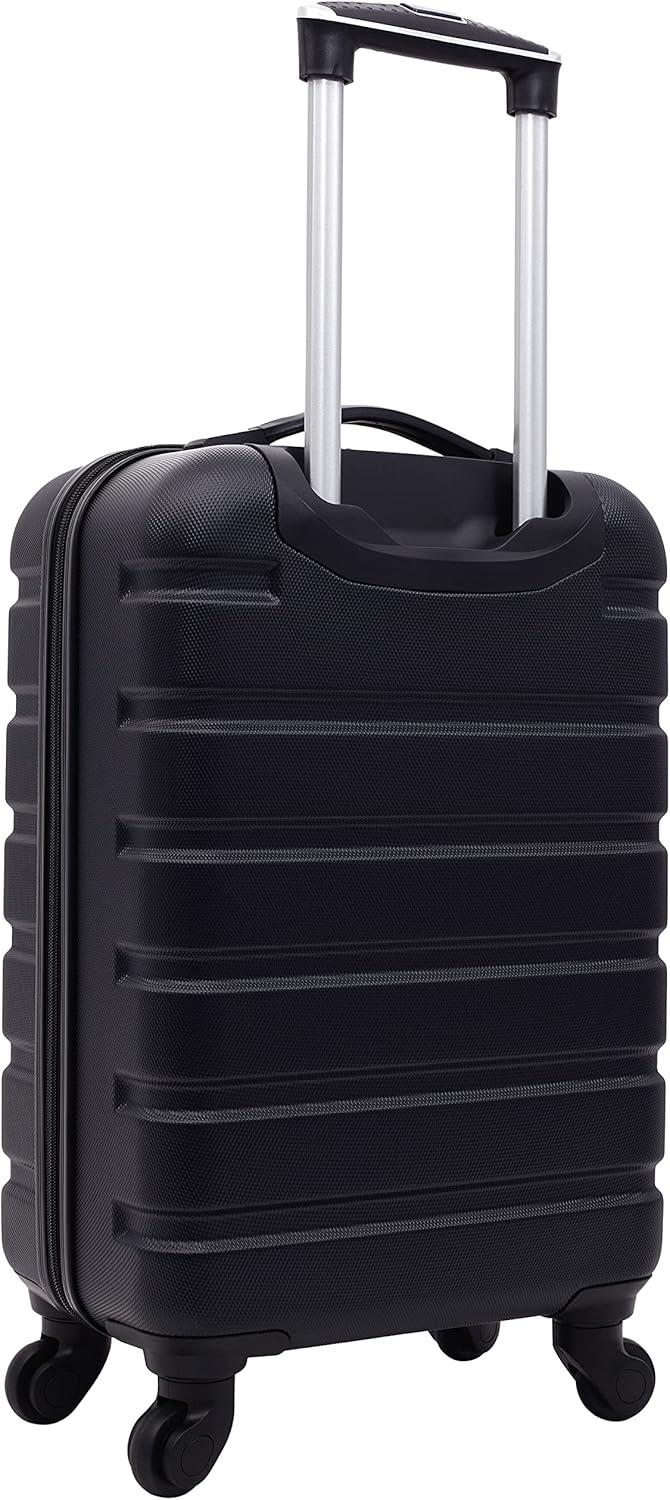 imageWrangler 20quot Spinner CarryOn Luggage Deep DepthBlack