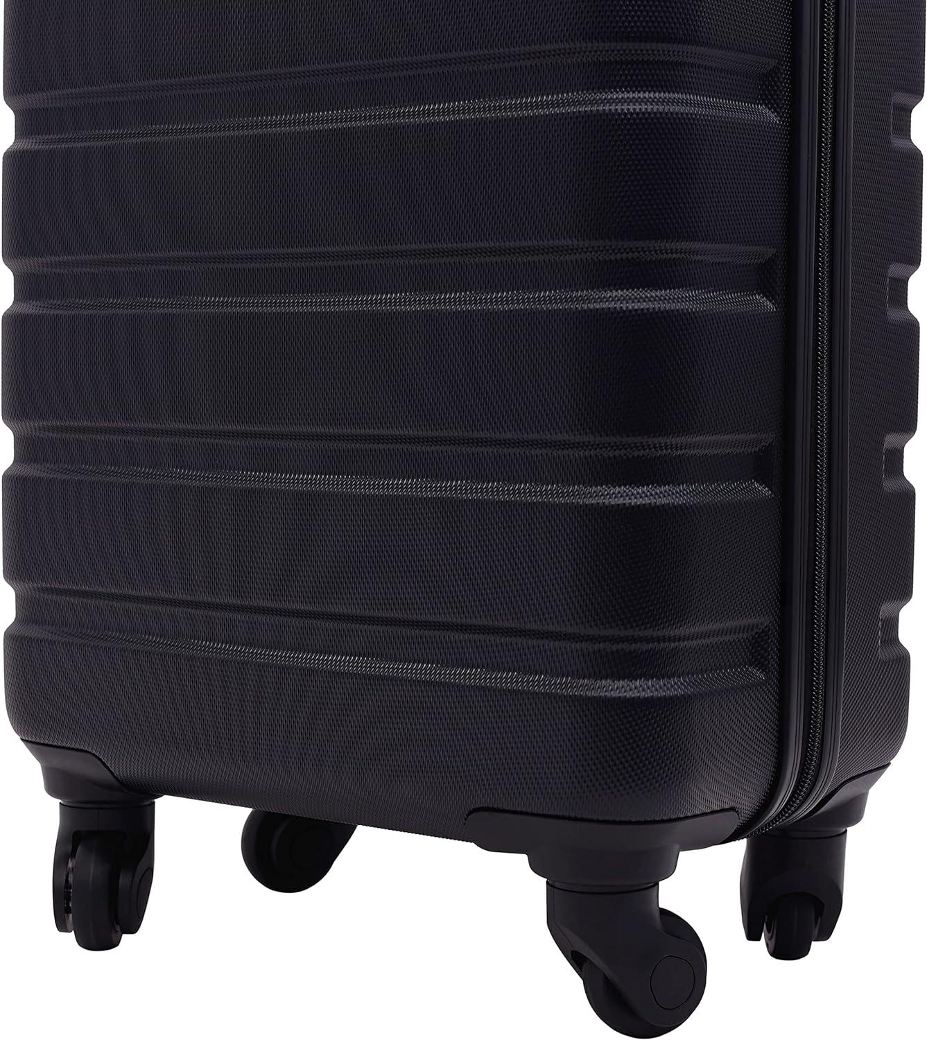 imageWrangler 20quot Spinner CarryOn Luggage Deep DepthBlack