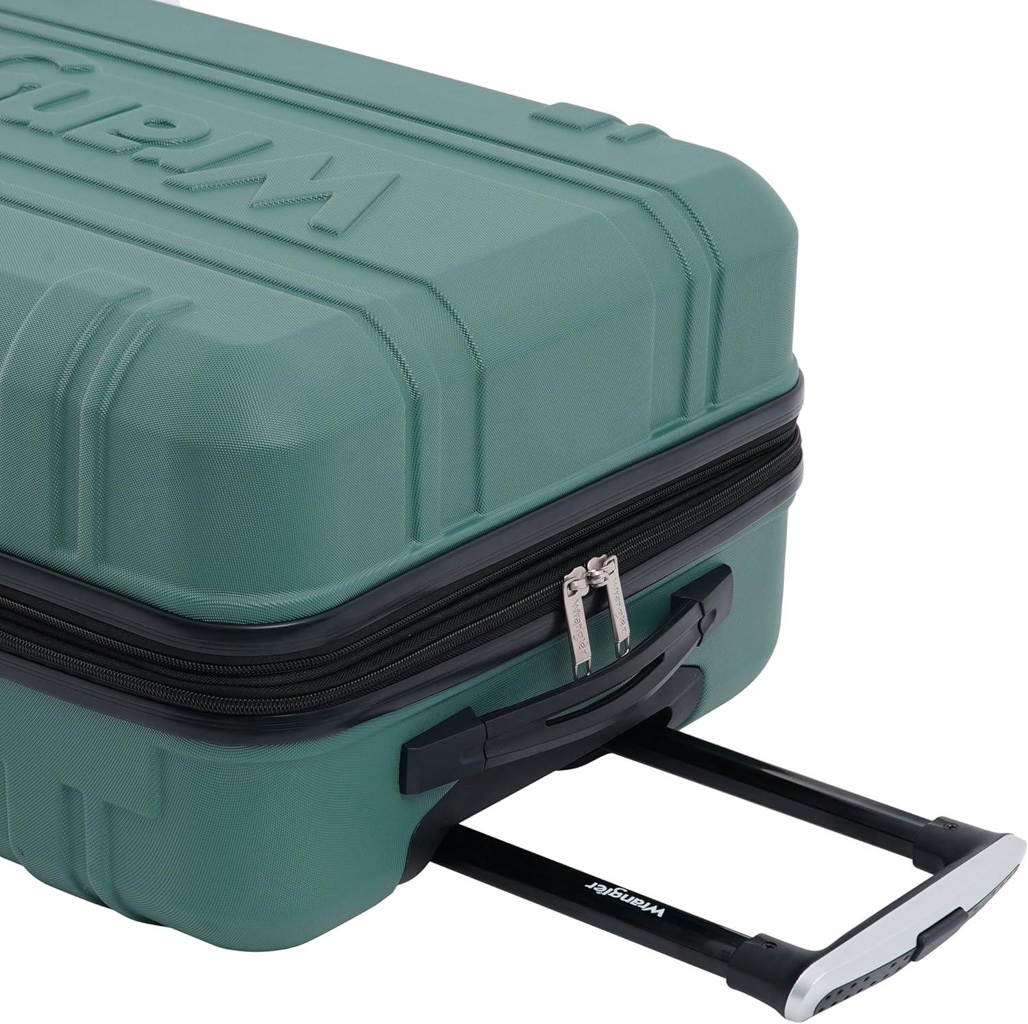 imageWrangler 3 Piece Astral Travel Luggage Set FogSage Brush