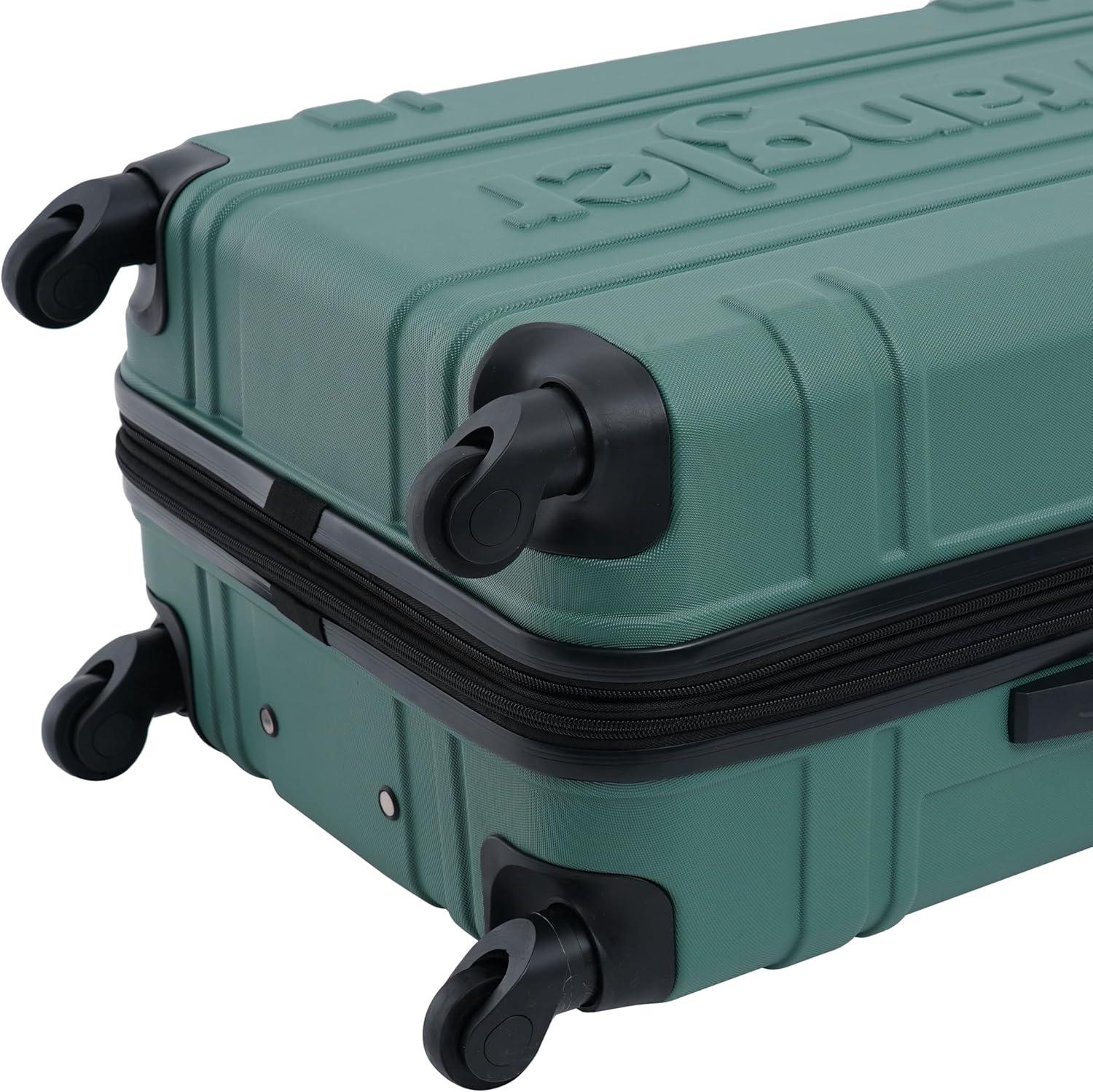 imageWrangler 3 Piece Astral Travel Luggage Set FogSage Brush