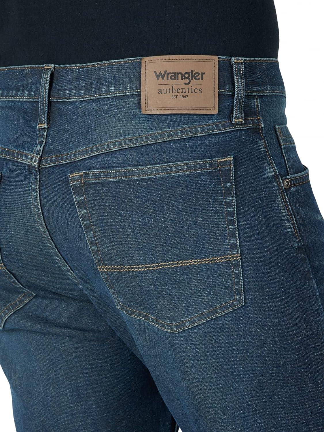 imageWrangler Authentics Mens Athletic Fit Stretch JeanHenry