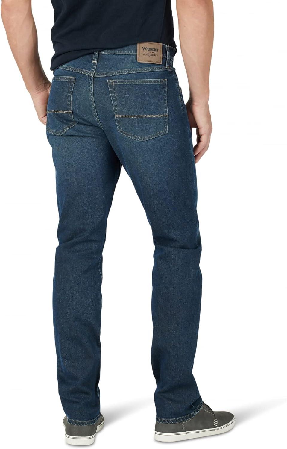 imageWrangler Authentics Mens Athletic Fit Stretch JeanHenry