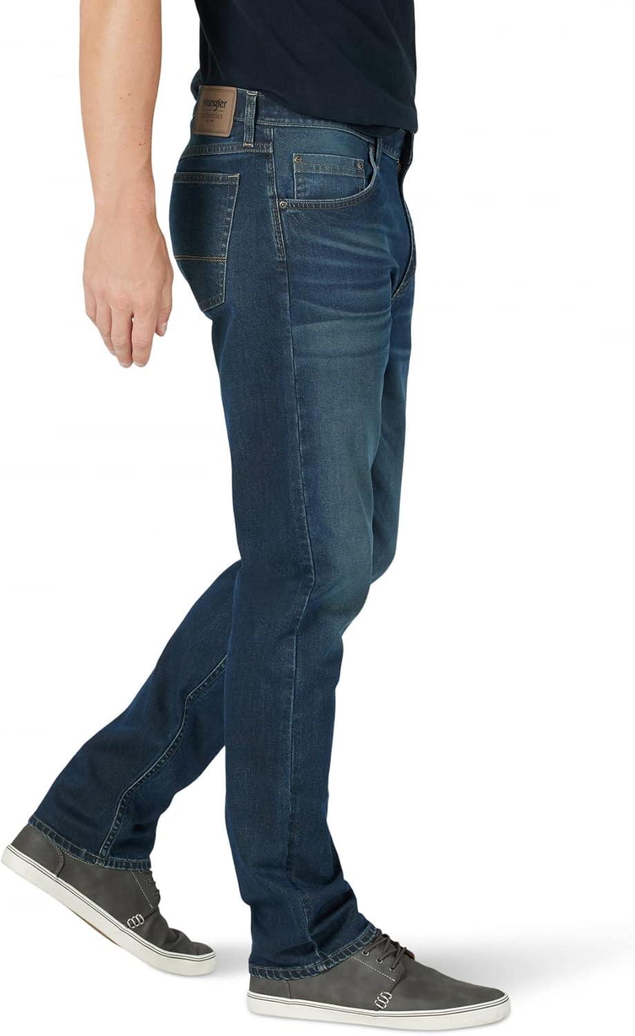 imageWrangler Authentics Mens Athletic Fit Stretch JeanHenry