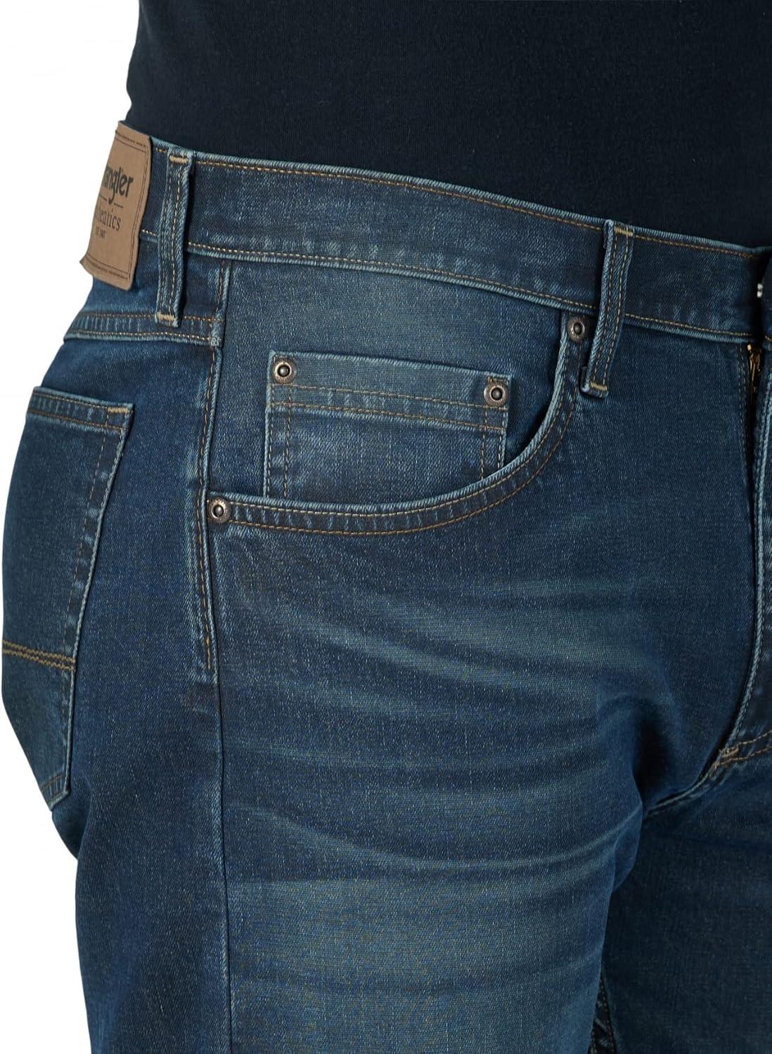 imageWrangler Authentics Mens Athletic Fit Stretch JeanHenry