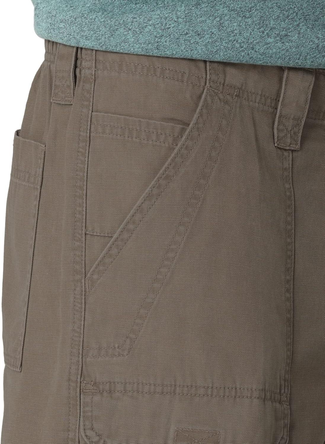 imageWrangler Authentics Mens Canvas Utility Hiker ShortEarth Green