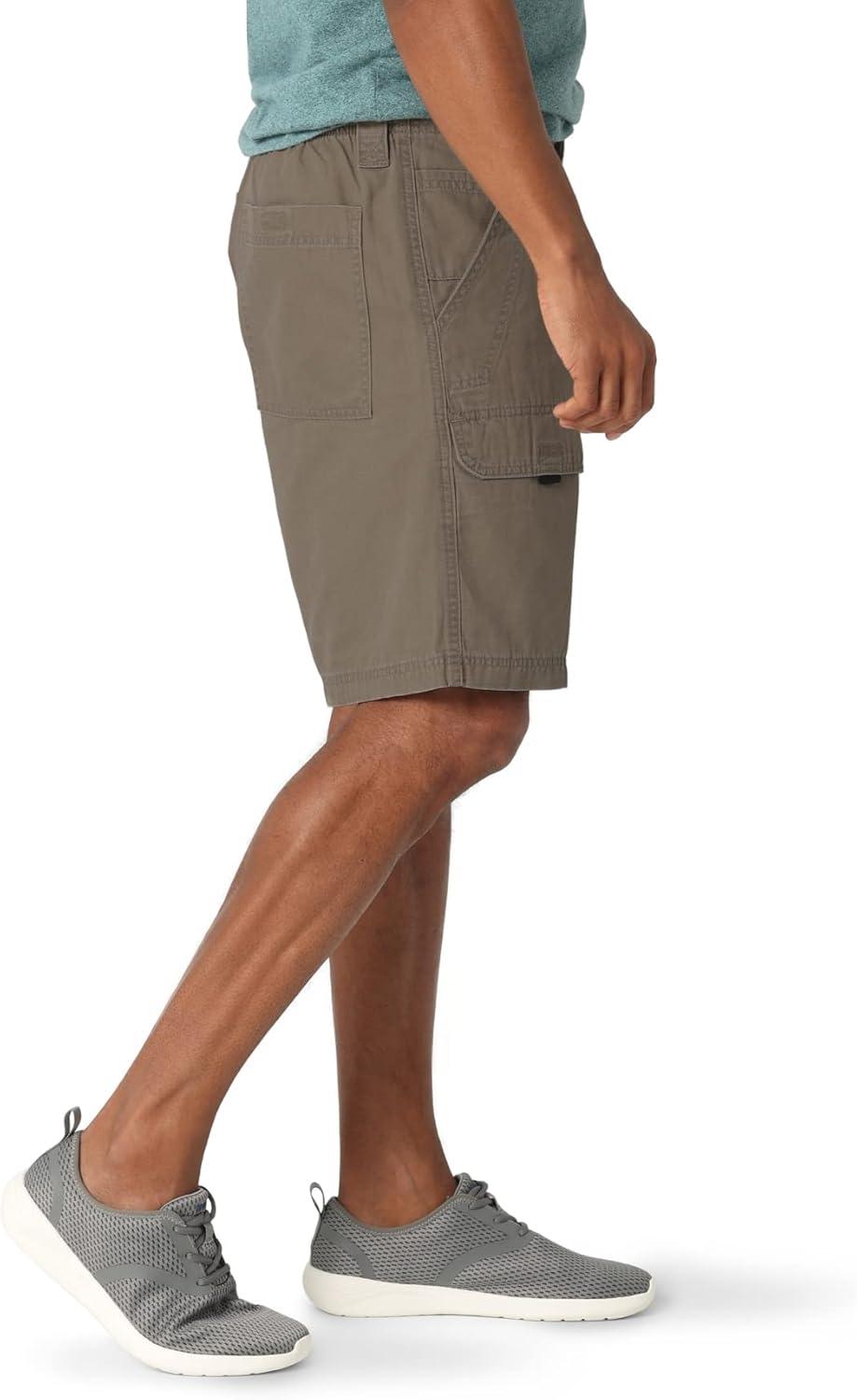 imageWrangler Authentics Mens Canvas Utility Hiker ShortEarth Green