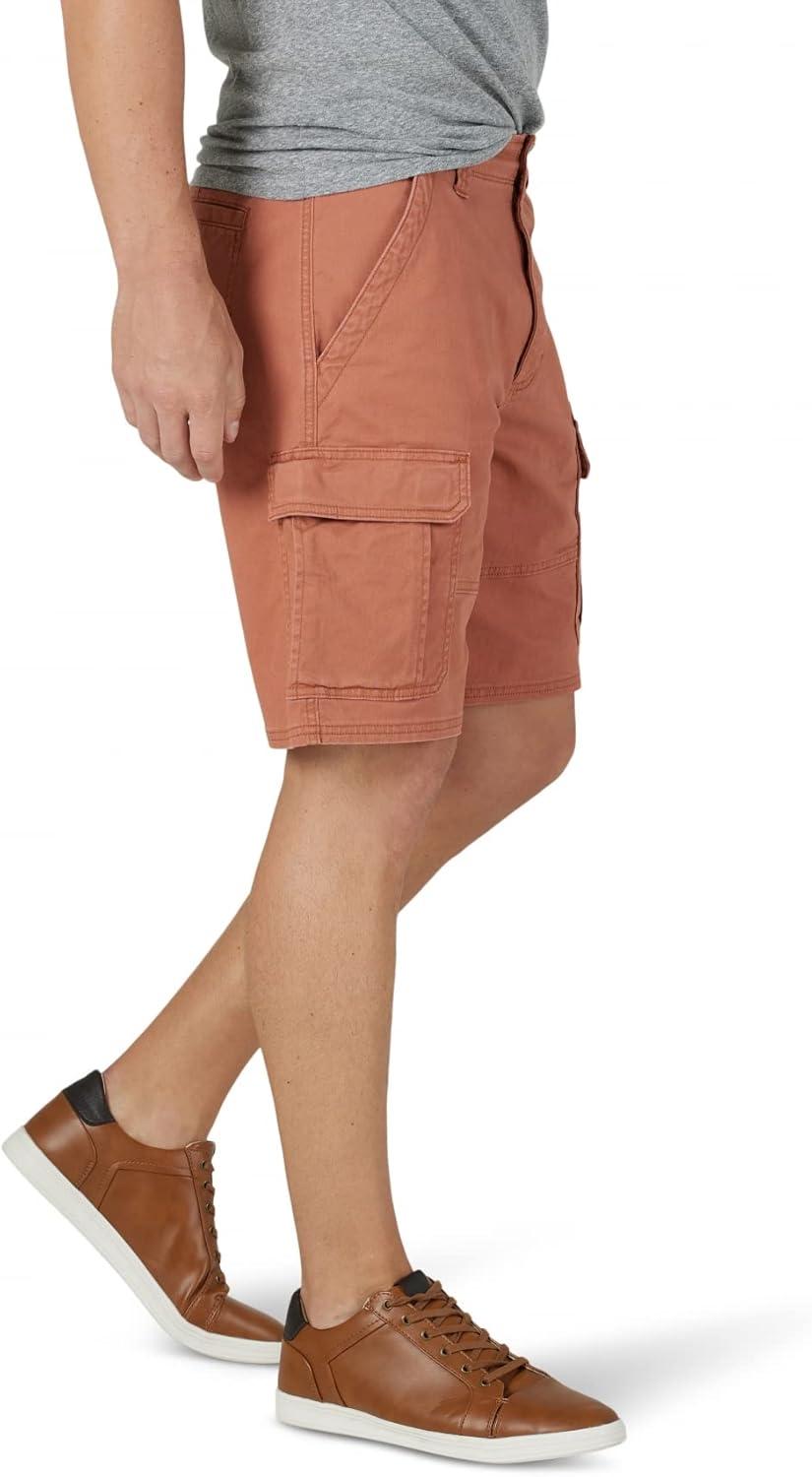 imageWrangler Authentics Mens Classic Cargo Stretch ShortCopper Brown